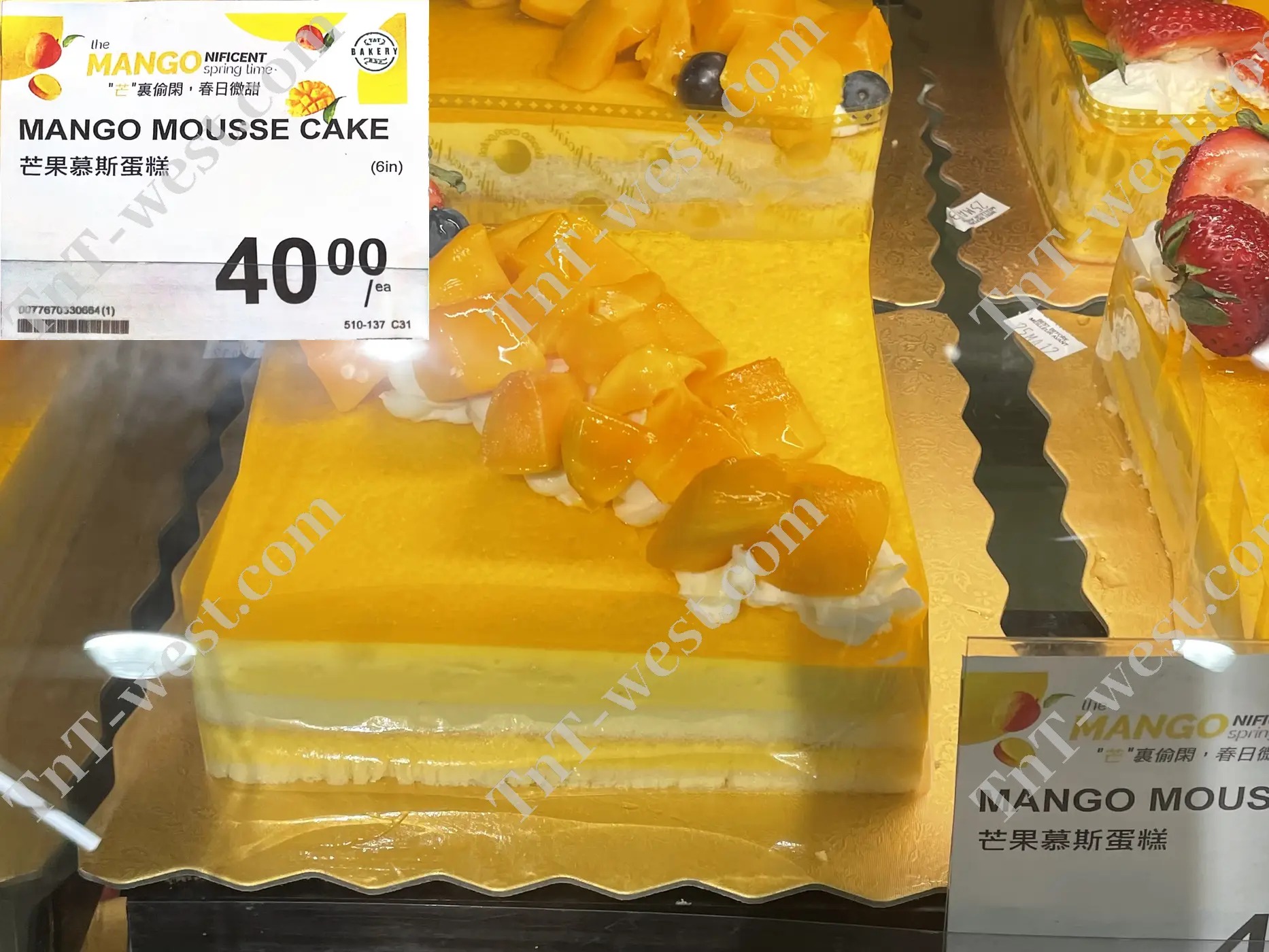 Mango Mousse Cake