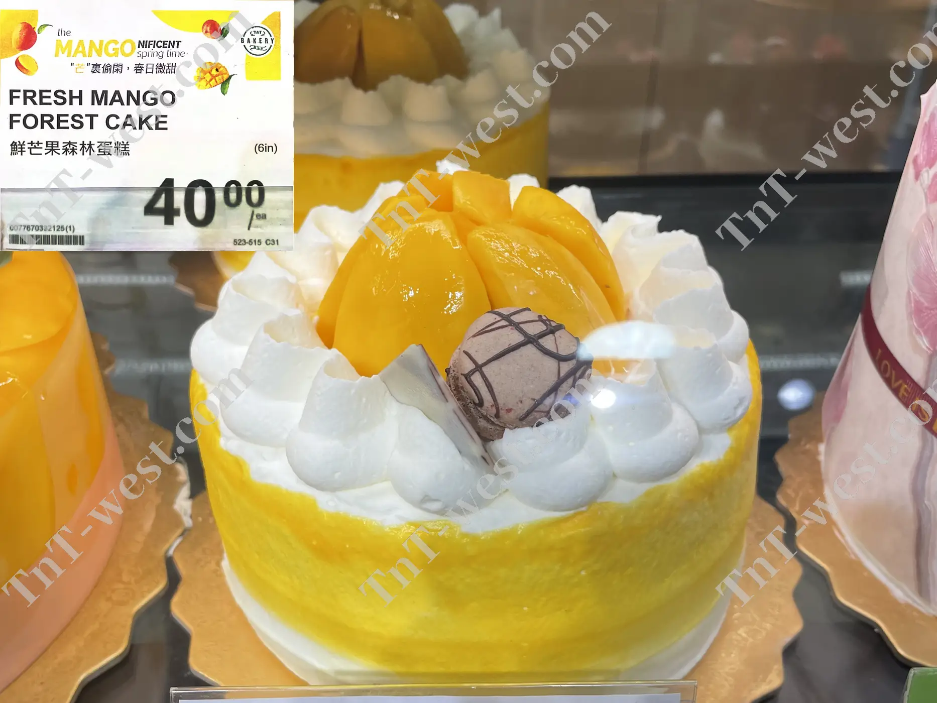 Fresh Mango Forest Cake