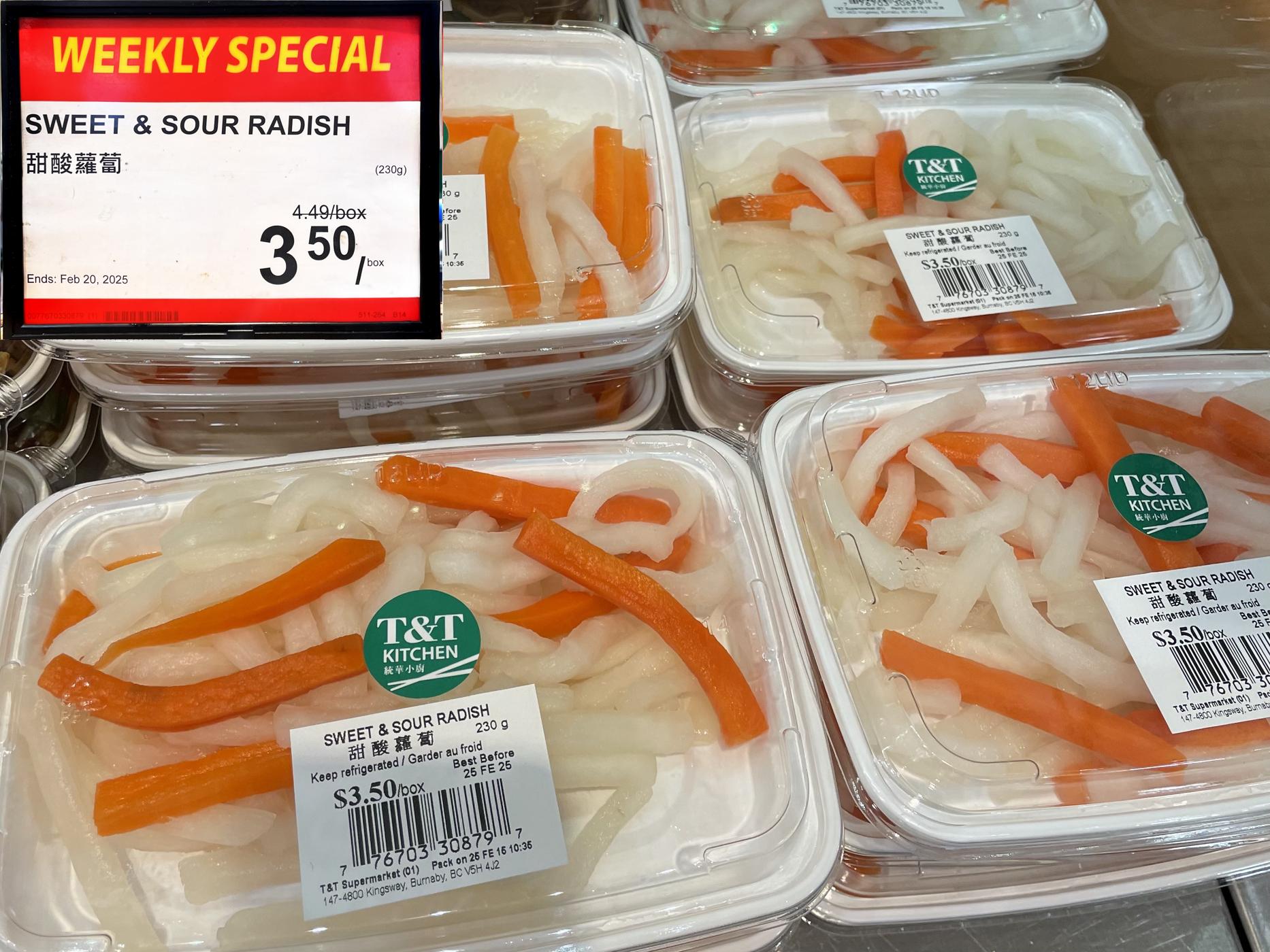 sweet & sour radish