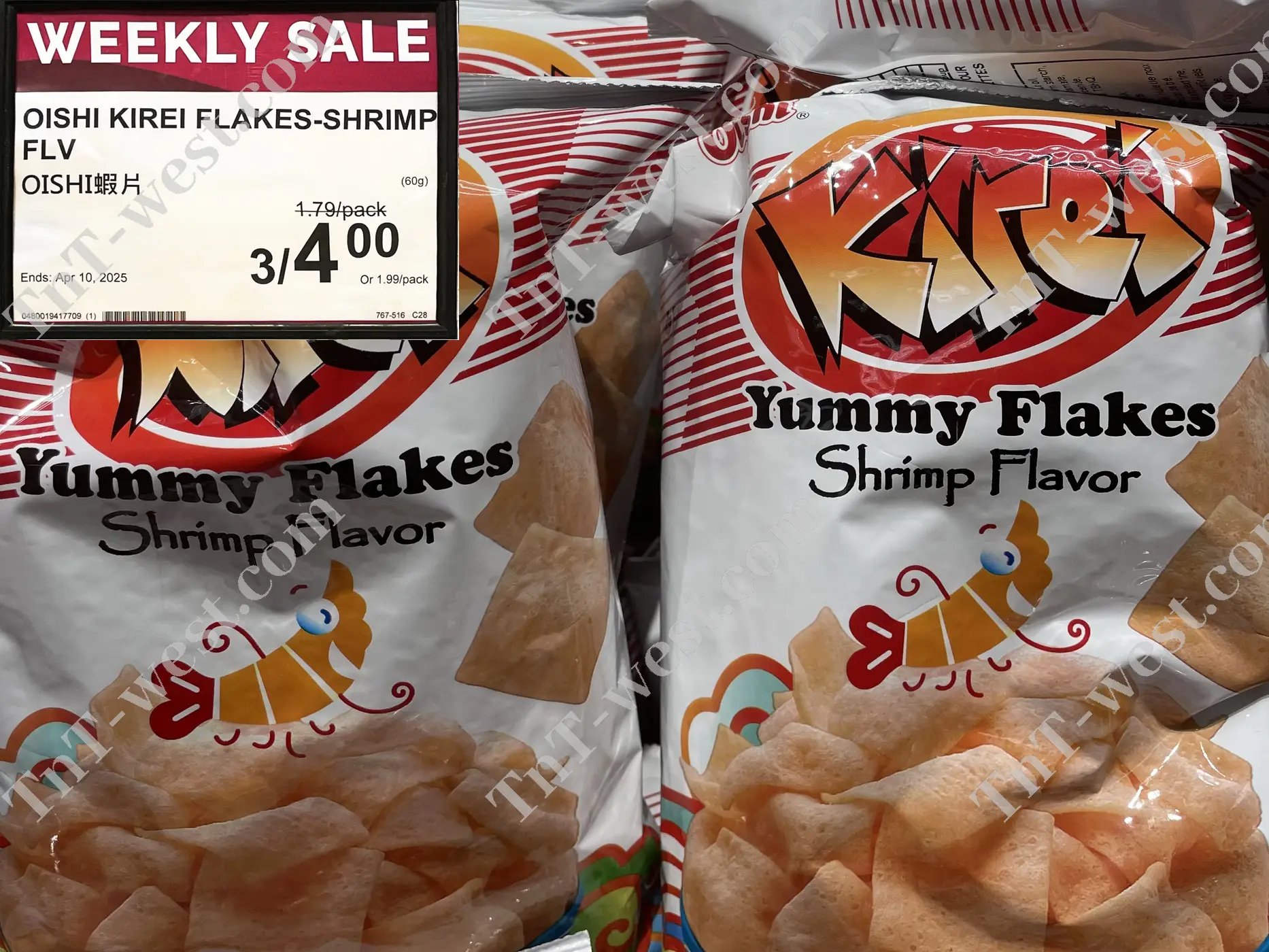 Oishi Kirei Flakes Shrimp